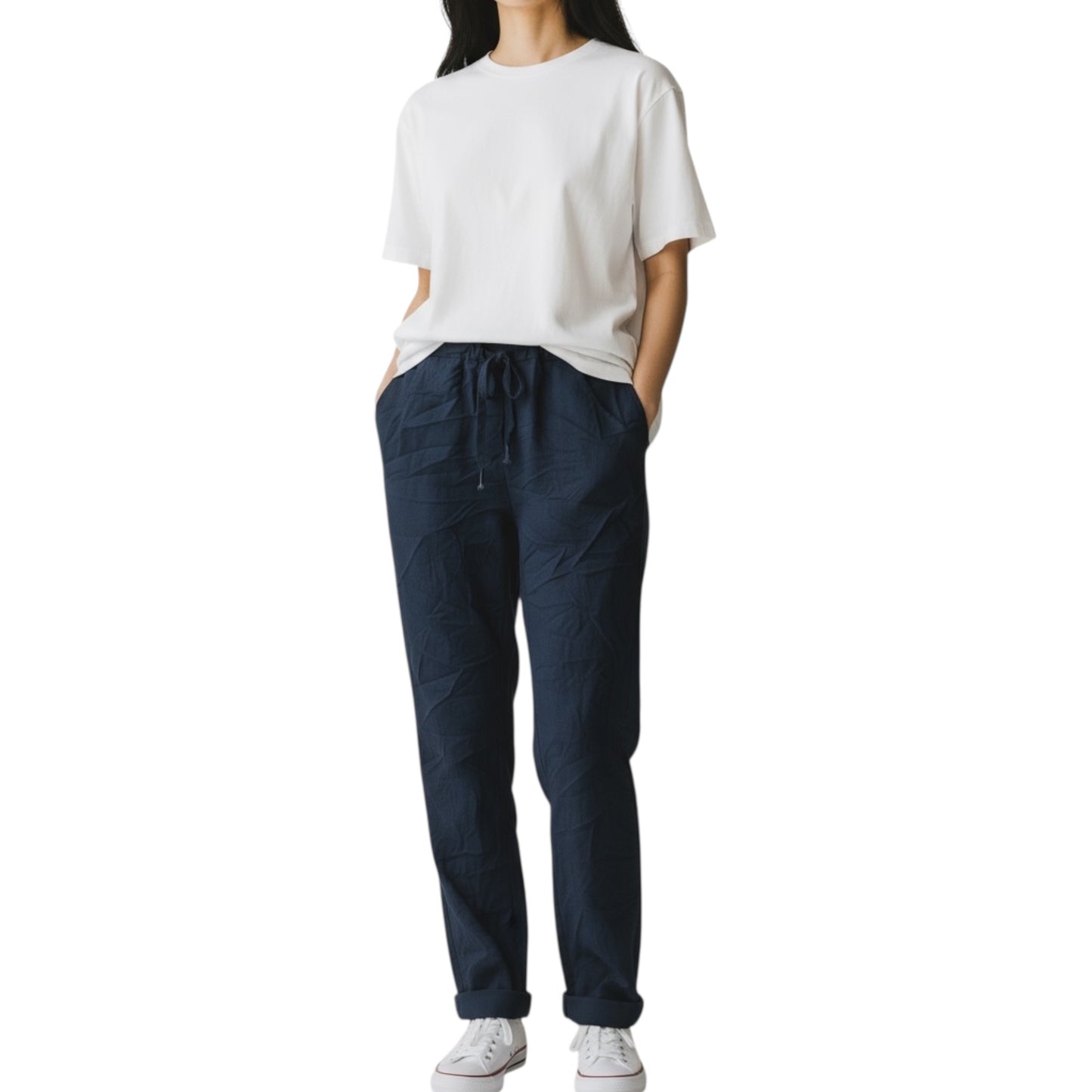 PANTALÓN EFECTO ARRUGADO