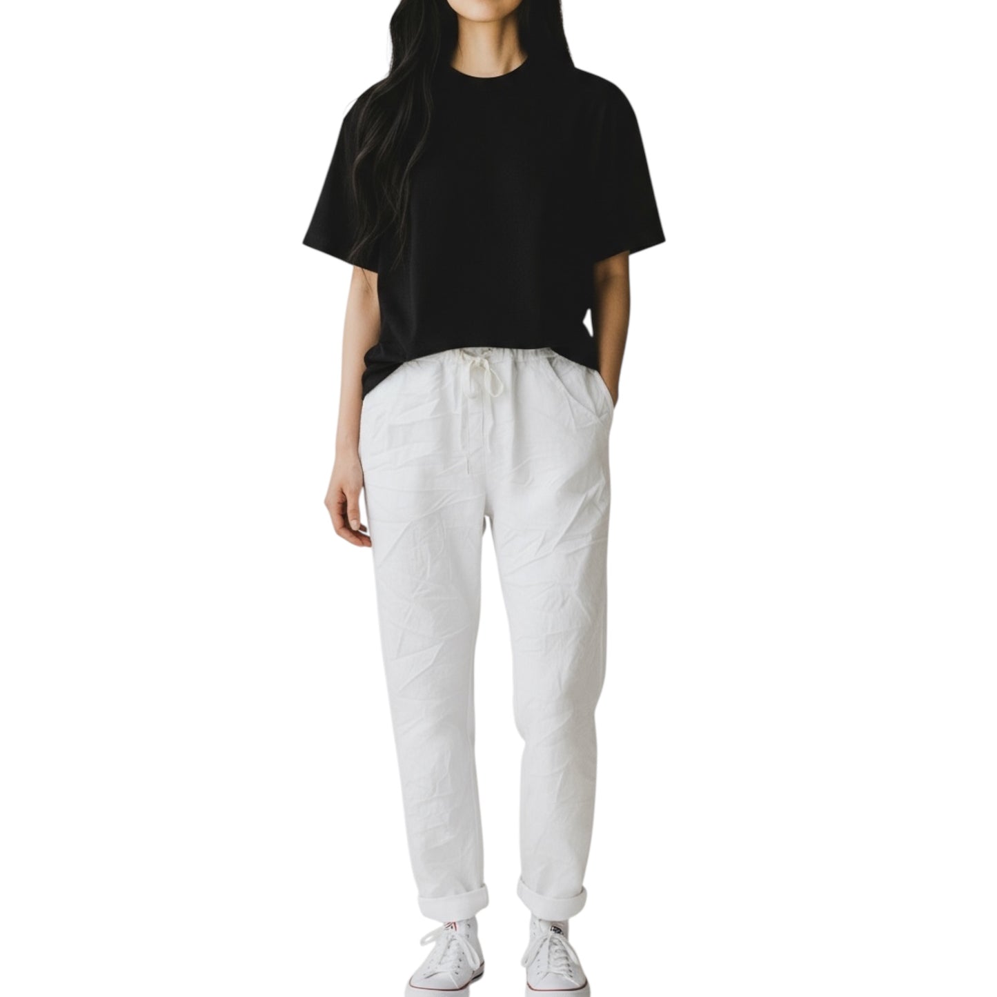 PANTALÓN EFECTO ARRUGADO