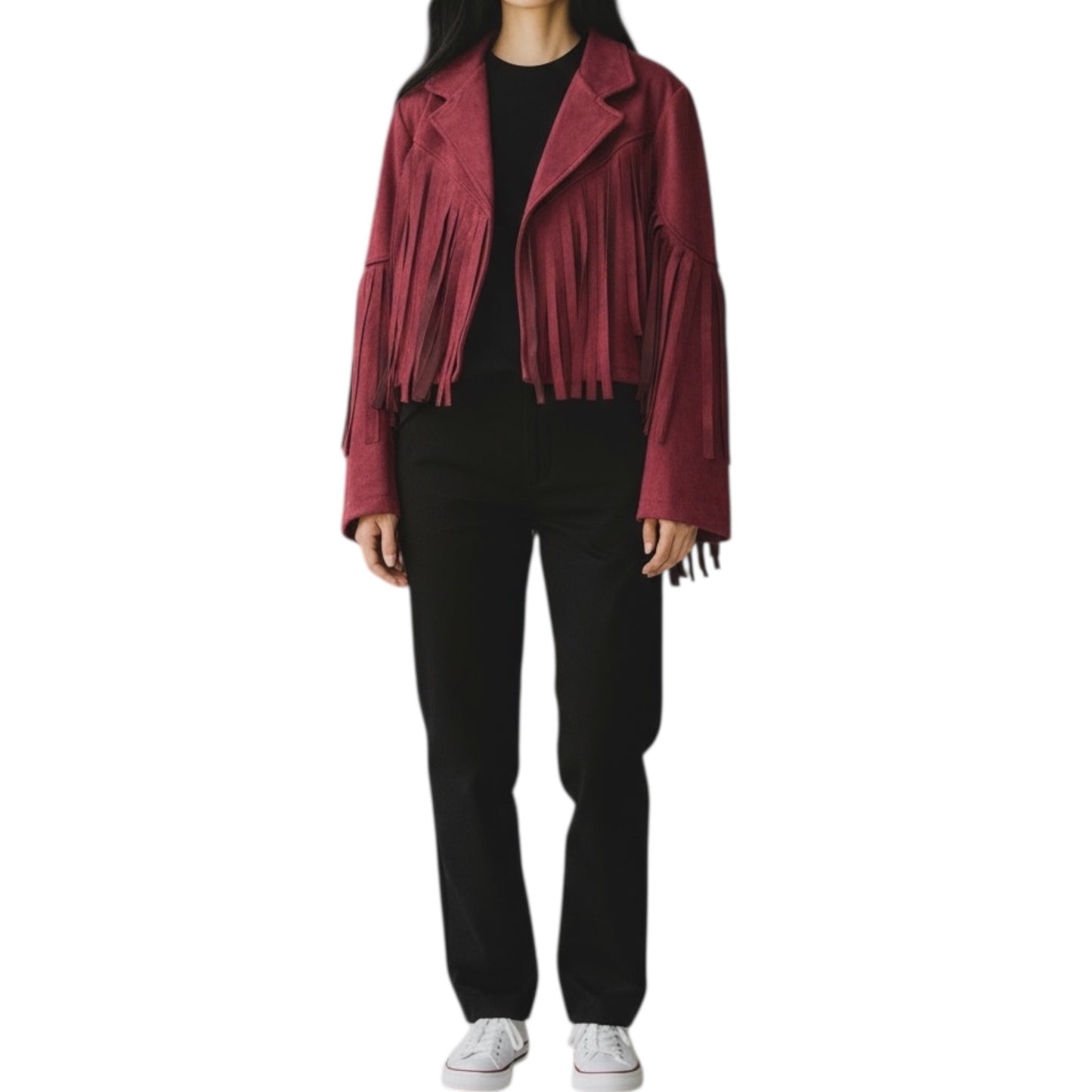 CHAQUETA FLECOS EFECTO ANTE