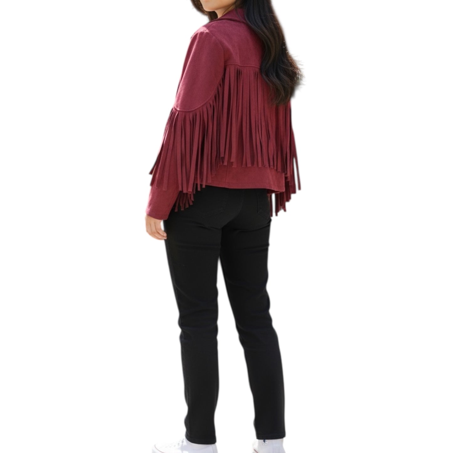 CHAQUETA FLECOS EFECTO ANTE
