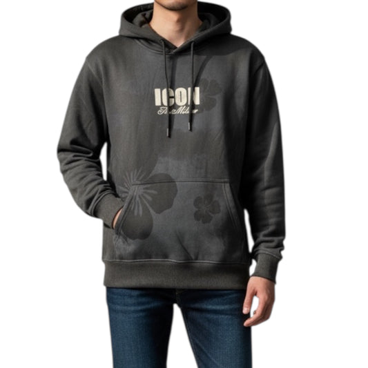 SUDADERA FLOR NEGRA