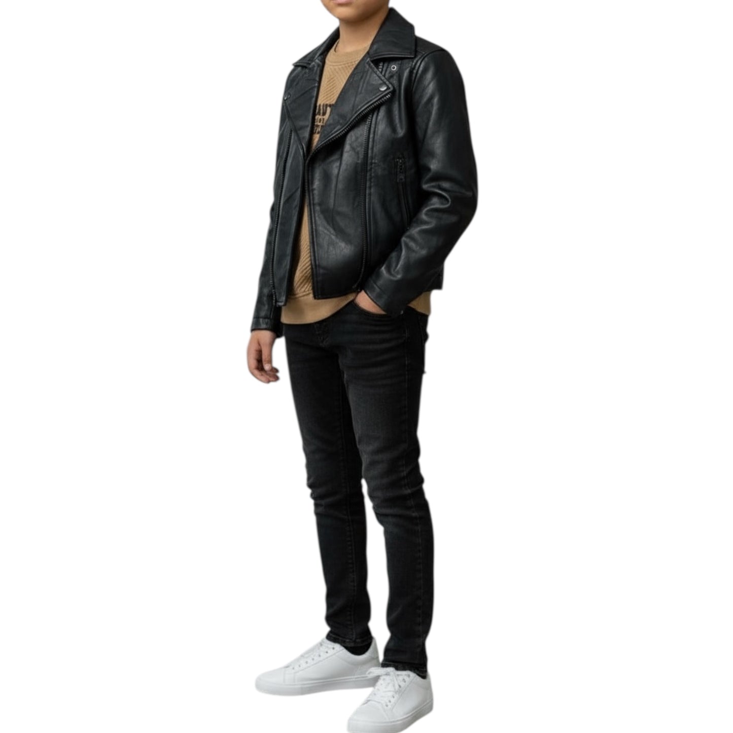 CONJUNTO CHAQUETA, SUDADETA Y PANTALÓN NEGRO