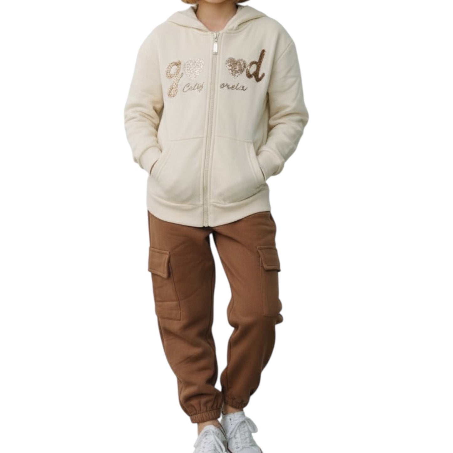 CONJUNTO CHÁNDAL BEIGE