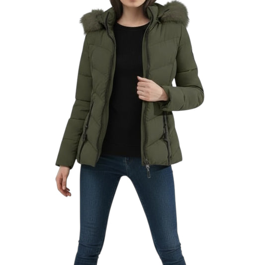 ANORAC ACOLCHADO CORTO VERDE