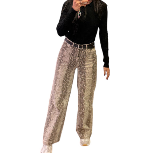 PANTALÓN RECTO ANIMAL PRINT