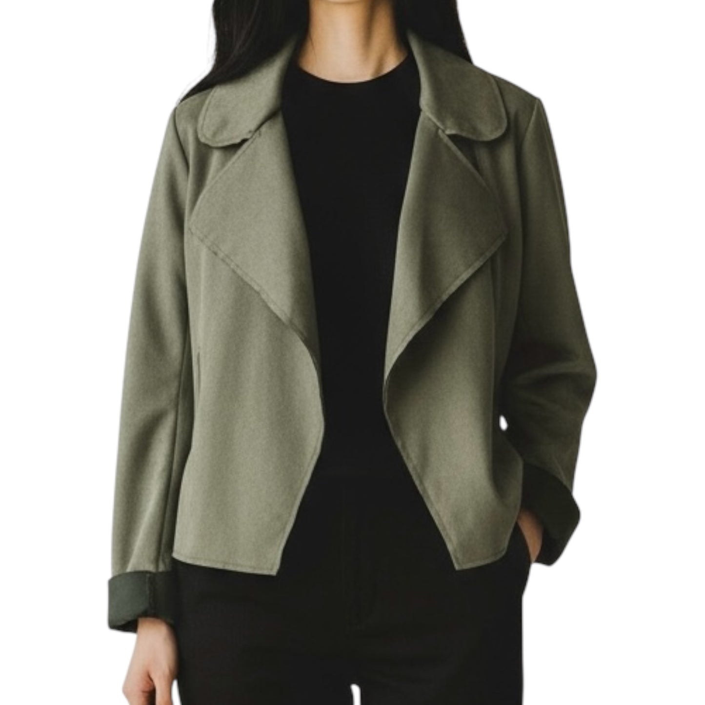 CHAQUETA EFECTO ANTE