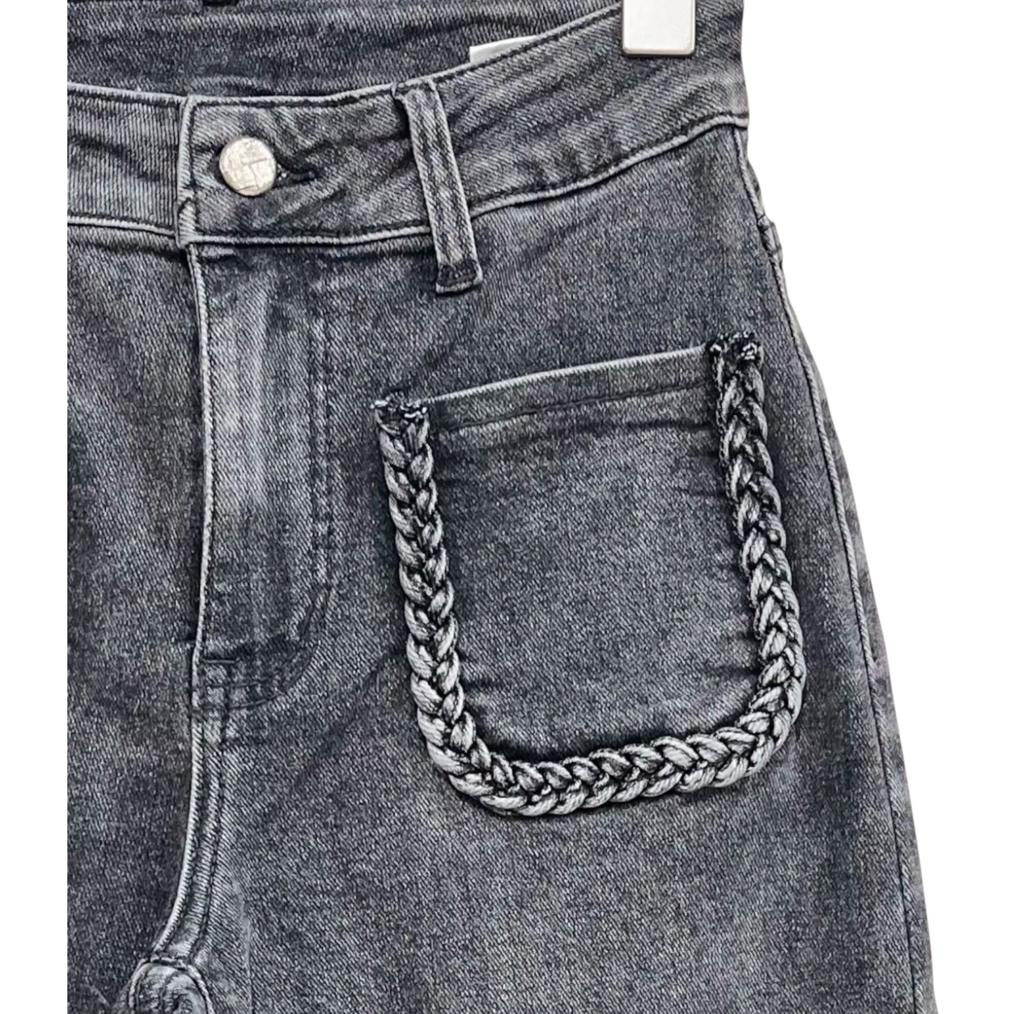 JEANS L5909 TIRO ALTO DE PIERNA ANCHA