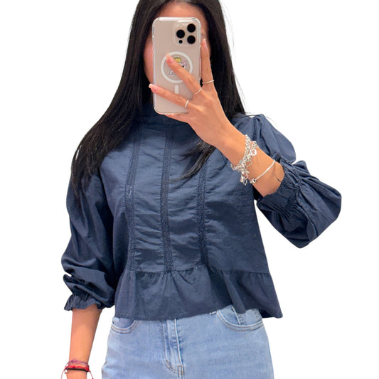 BLUSA AZUL MARINO