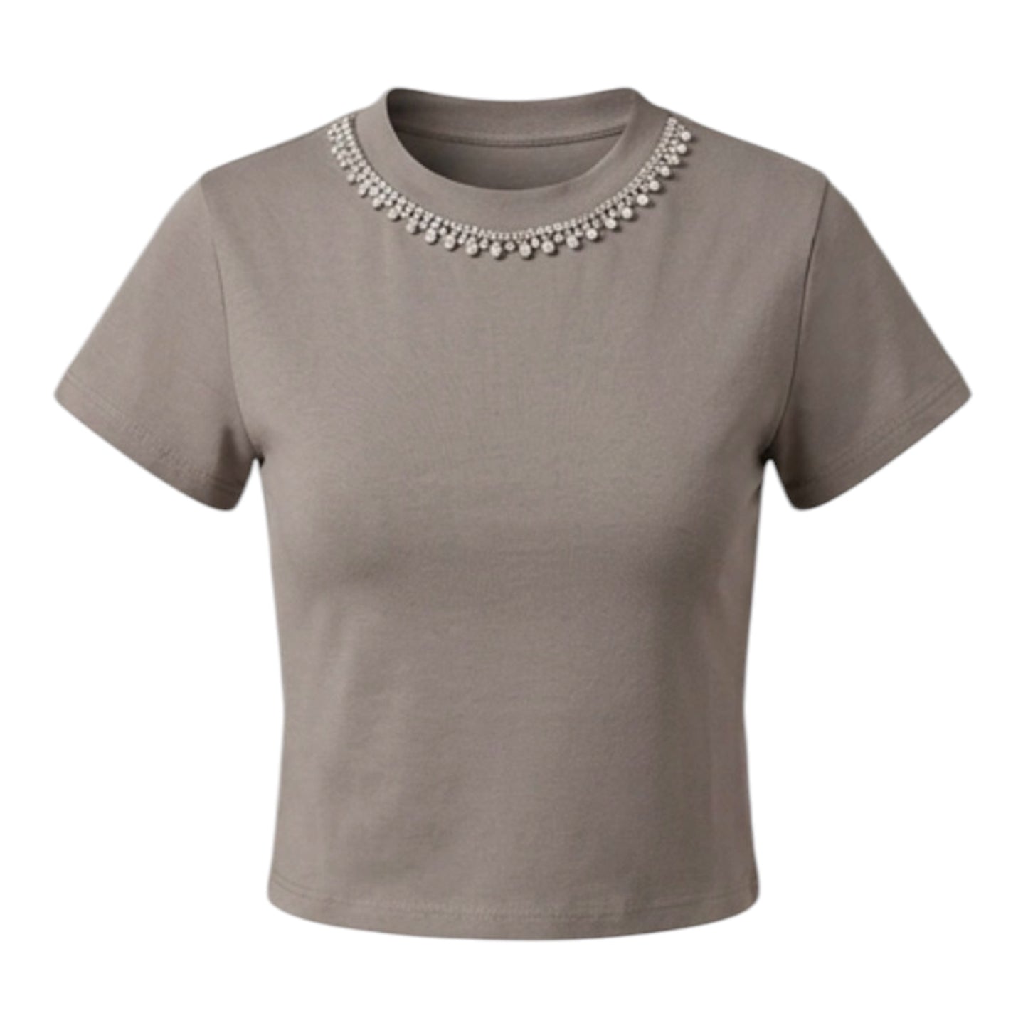 CAMISETA COLLAR BRILLANTE