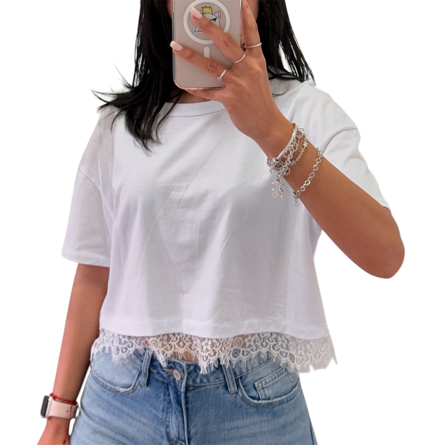 CAMISETA ENCAJE