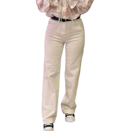 PANTALÓN BEIGE CINTURÓN