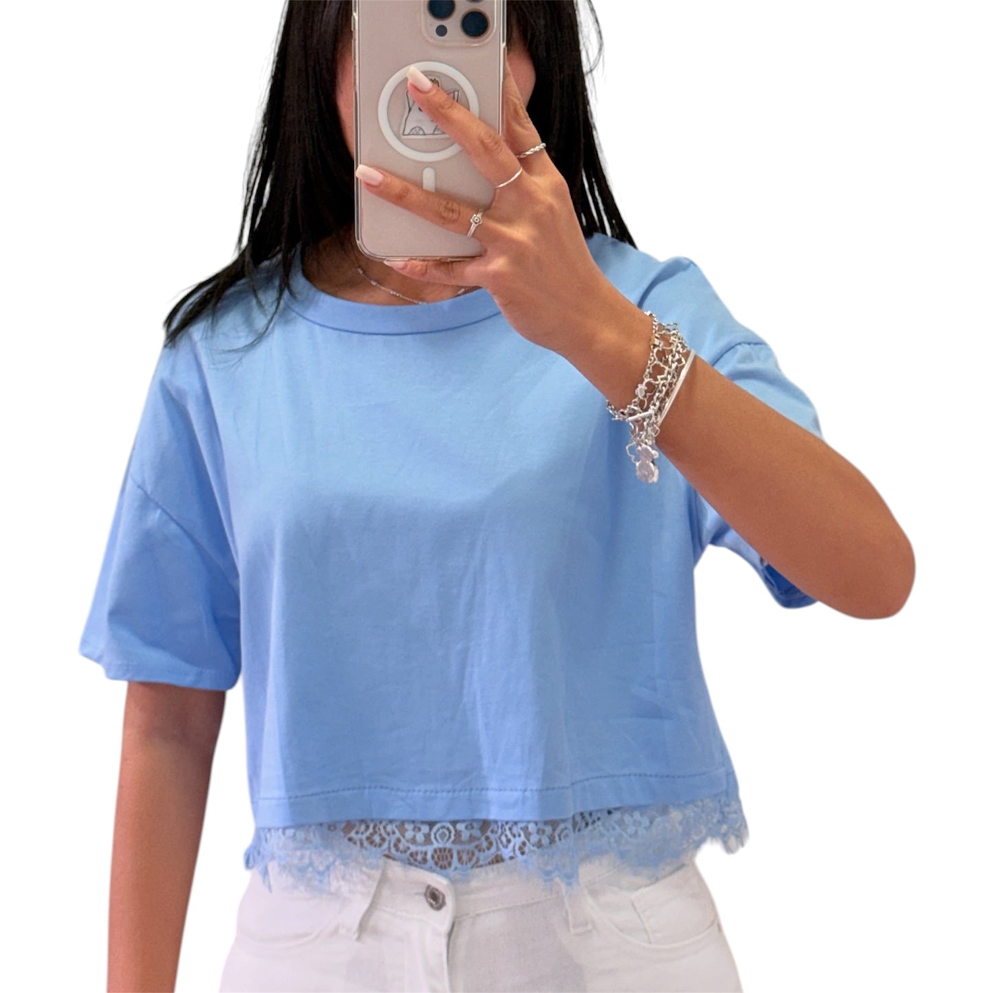 CAMISETA ENCAJE