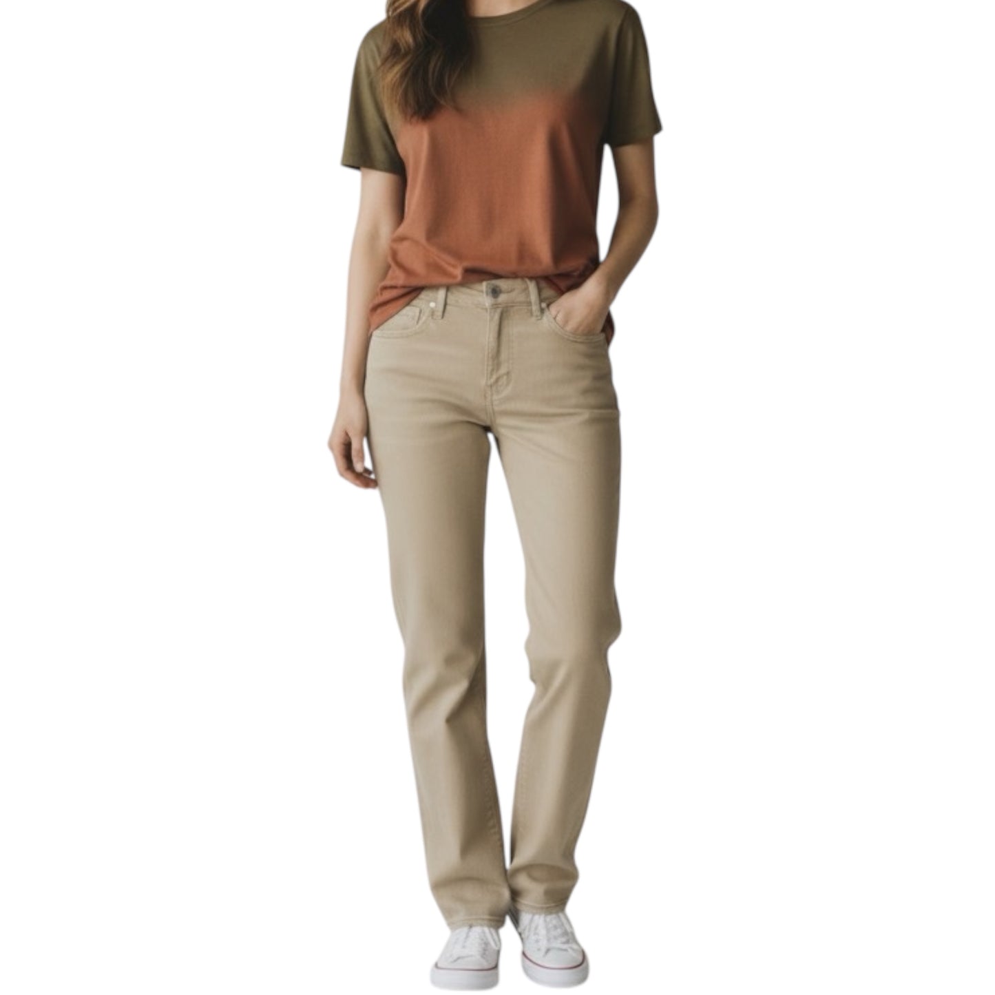 PANTALÓN BÁSICO TIRO ALTO