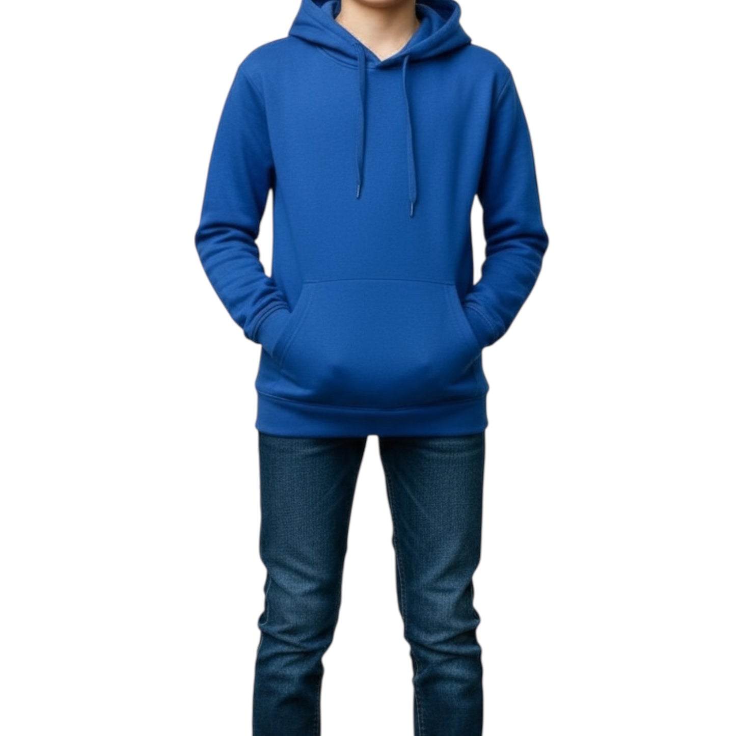 SUDADERA BÁSICA AZUL