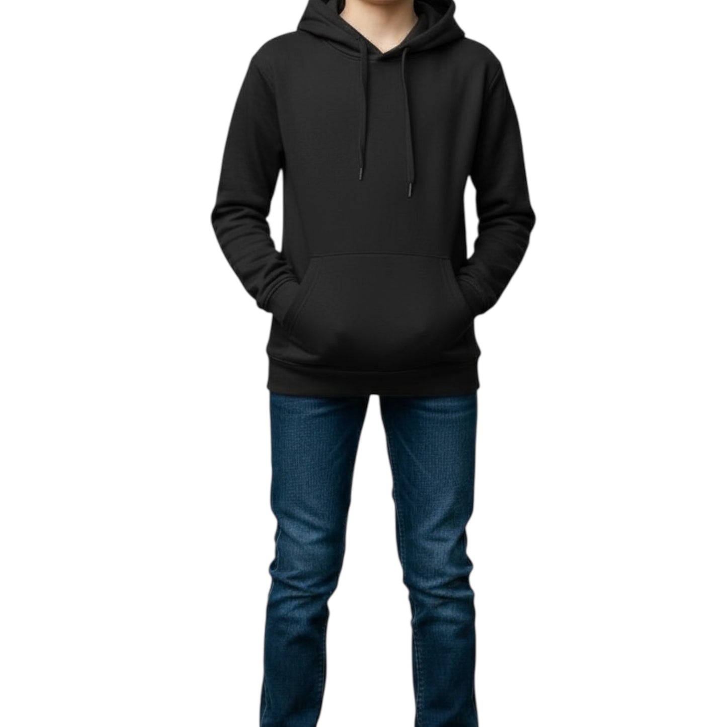 SUDADERA BÁSICA NEGRA