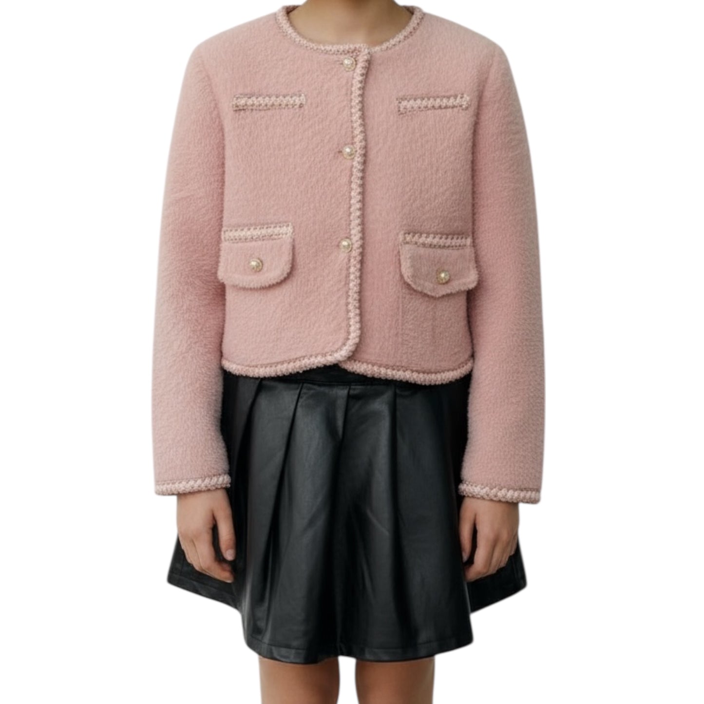 CONJUNTO CHAQUETA, CAMISETA Y FALTA