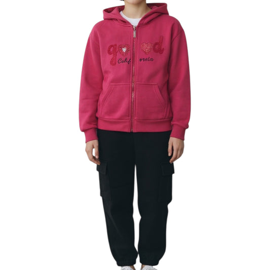 CONJUNTO CHÁNDAL ROSA FUCSIA