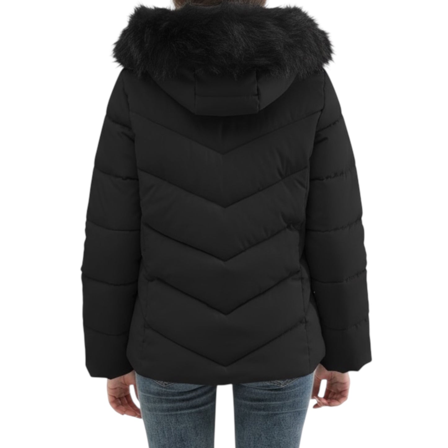 ANORAC ACOLCHADO CORTO NEGRO