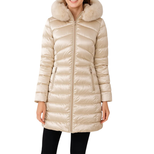 ANORAC ACOLCHADO LARGO CHAMPAN