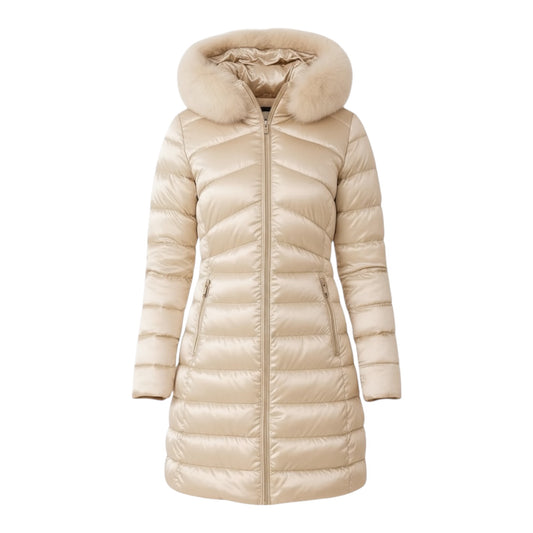 ANORAC ACOLCHADO LARGO CHAMPAN