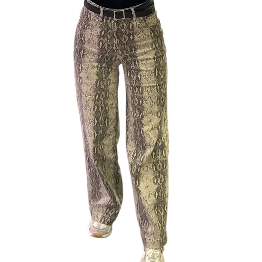 PANTALÓN RECTO ANIMAL PRINT