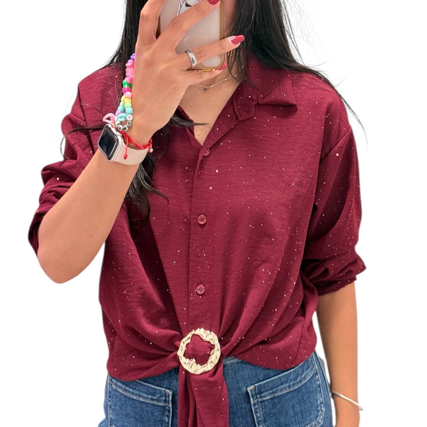 CAMISA BRILLANTE ADORNO