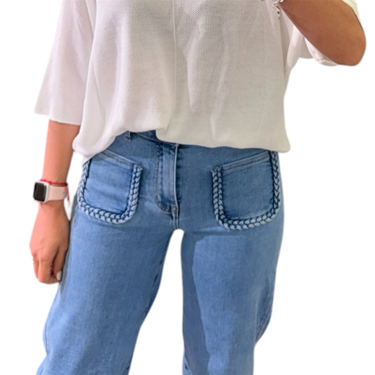 PANTALÓN RECTO BOLSILLO
