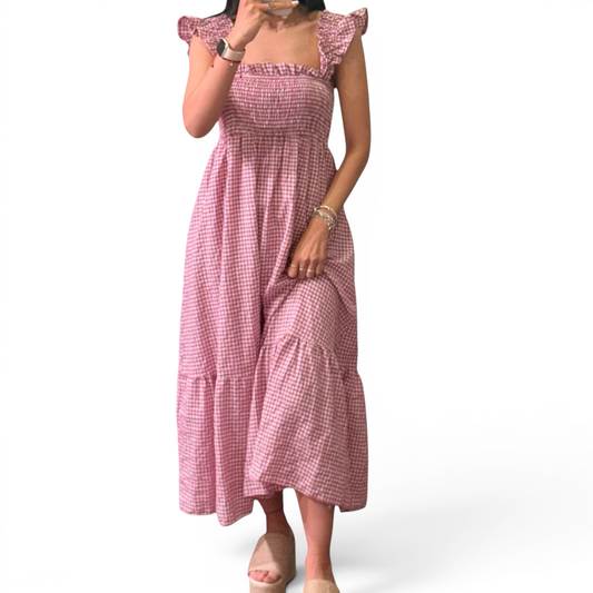 VESTIDO CUADROS